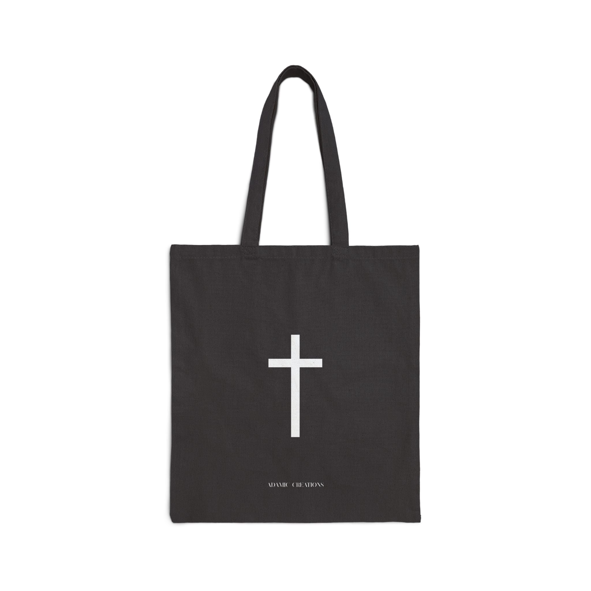 Christ Is King Tote Bag | Christian Canvas Tote | Faith Based Reusable Market Bag | Religious Gift for Believers