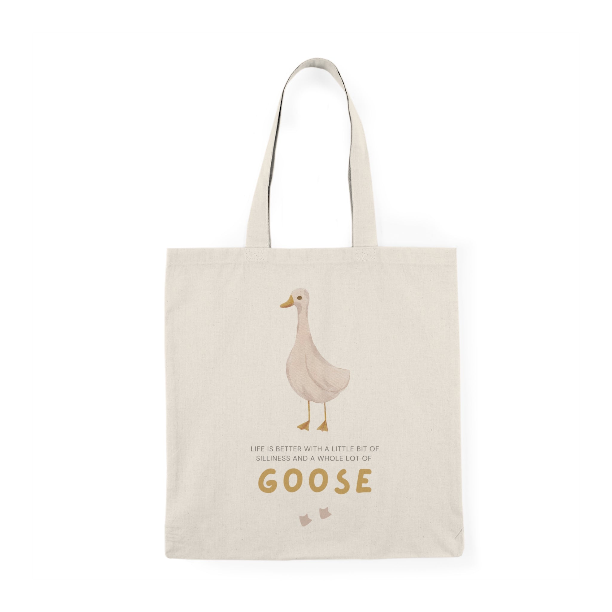 Silly Goose Tote Bag, Eco-Friendly Tote