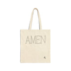 Amen Cotton Canvas Tote Bag
