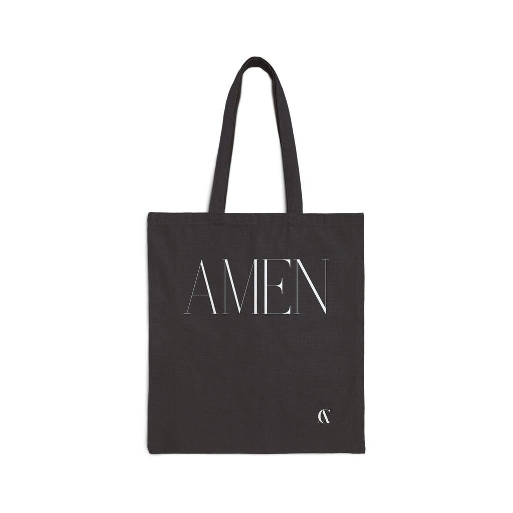Amen Cotton Canvas Tote Bag