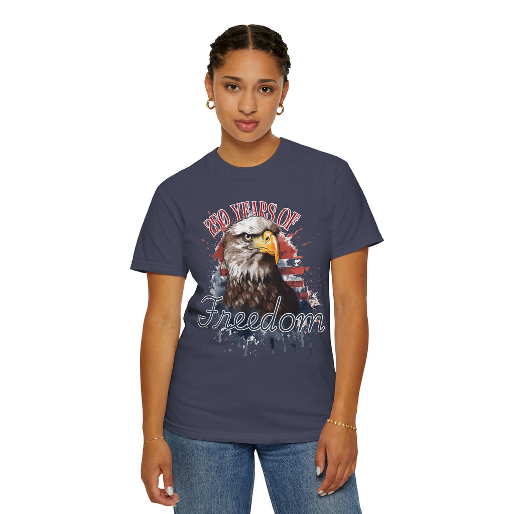 Freedom Bicentennial Tee, USA 250th Anniversary Shirt, Independence Celebration Top, American History Unisex T-shirt, Patriotic Gift