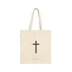 Christ Is King Tote Bag | Christian Canvas Tote | Faith Based Reusable Market Bag | Religious Gift for Believers