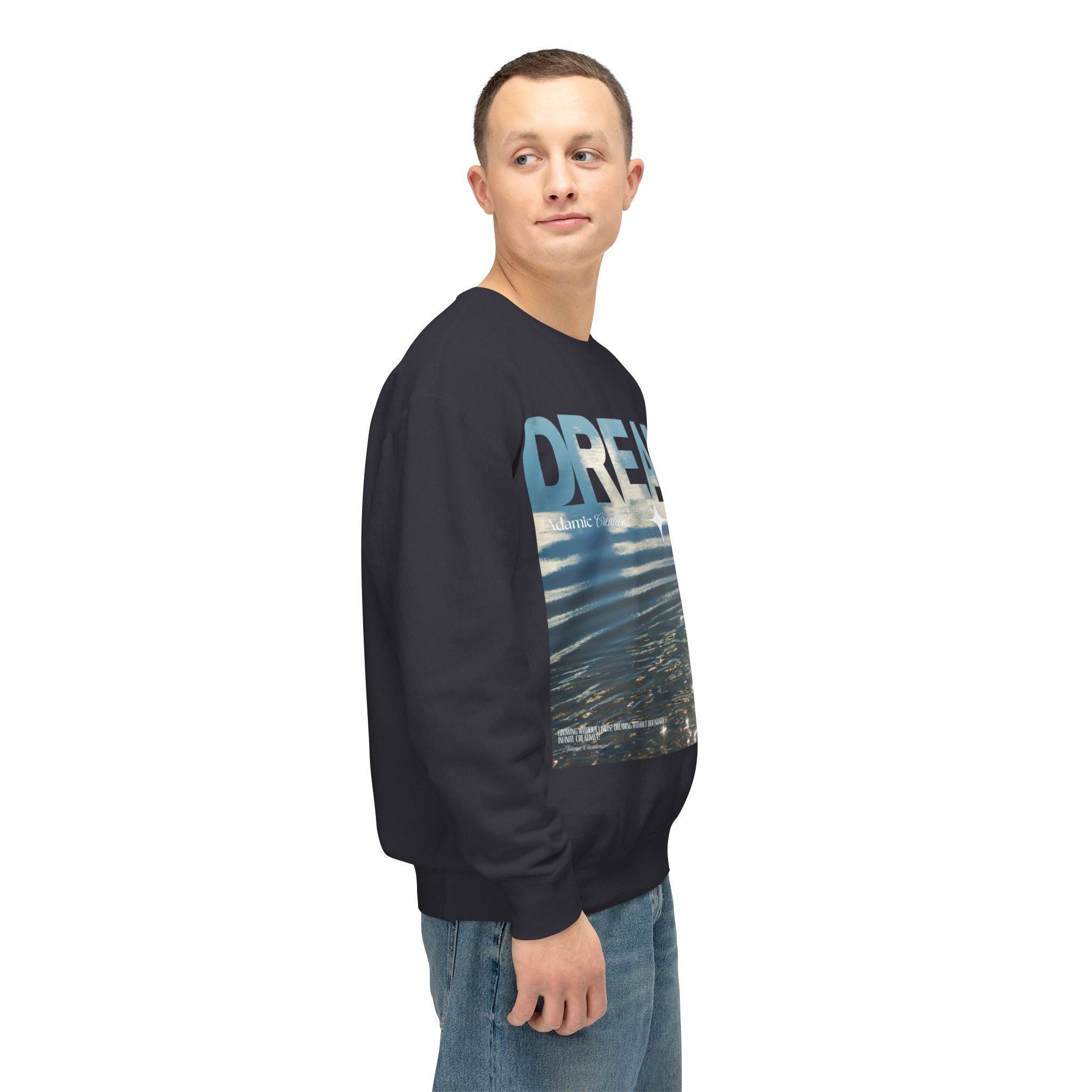 Dream Fluid Crewneck Sweatshirt | Inspirational Quote