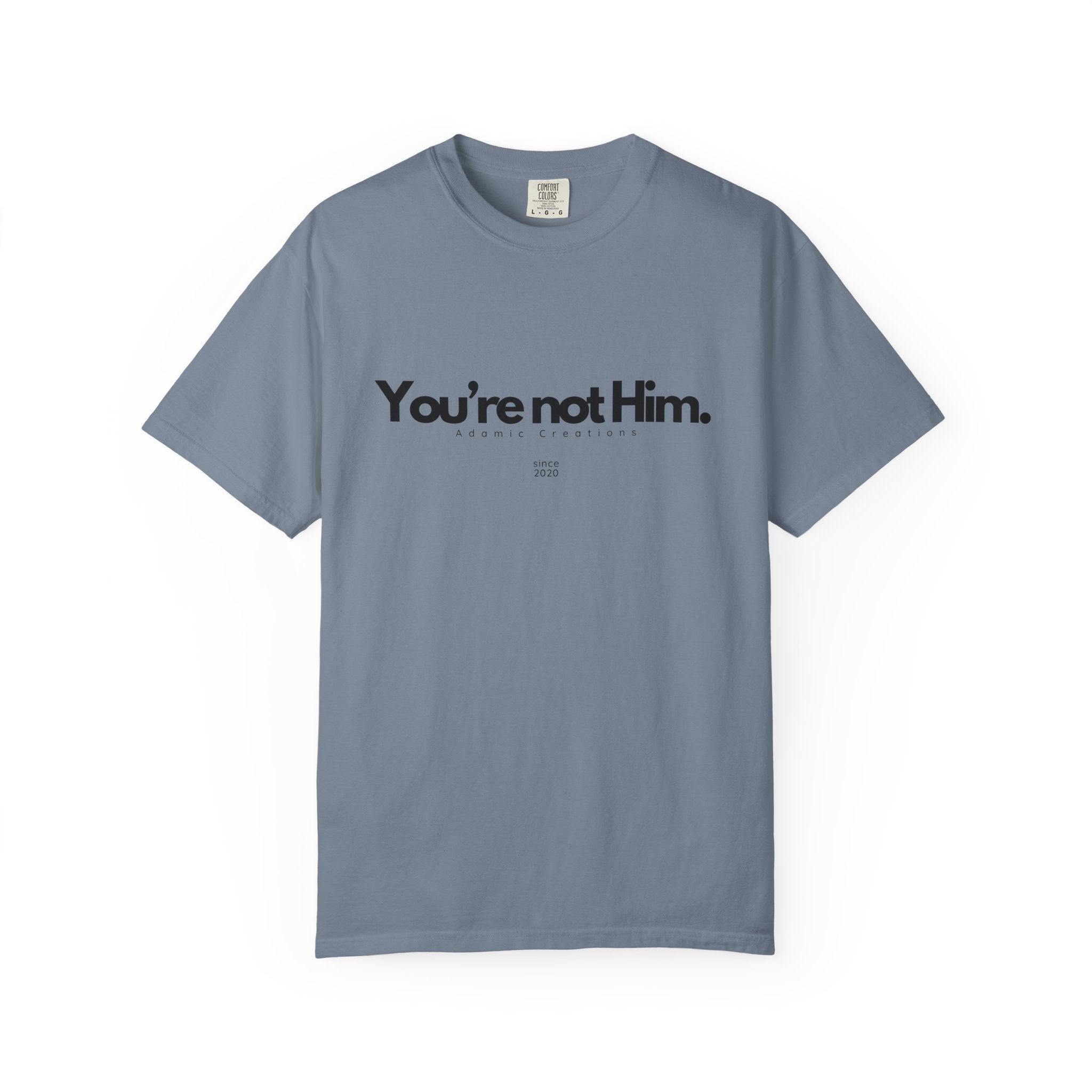 You're Not Him T-shirt | Statement Tee, Text Graphic