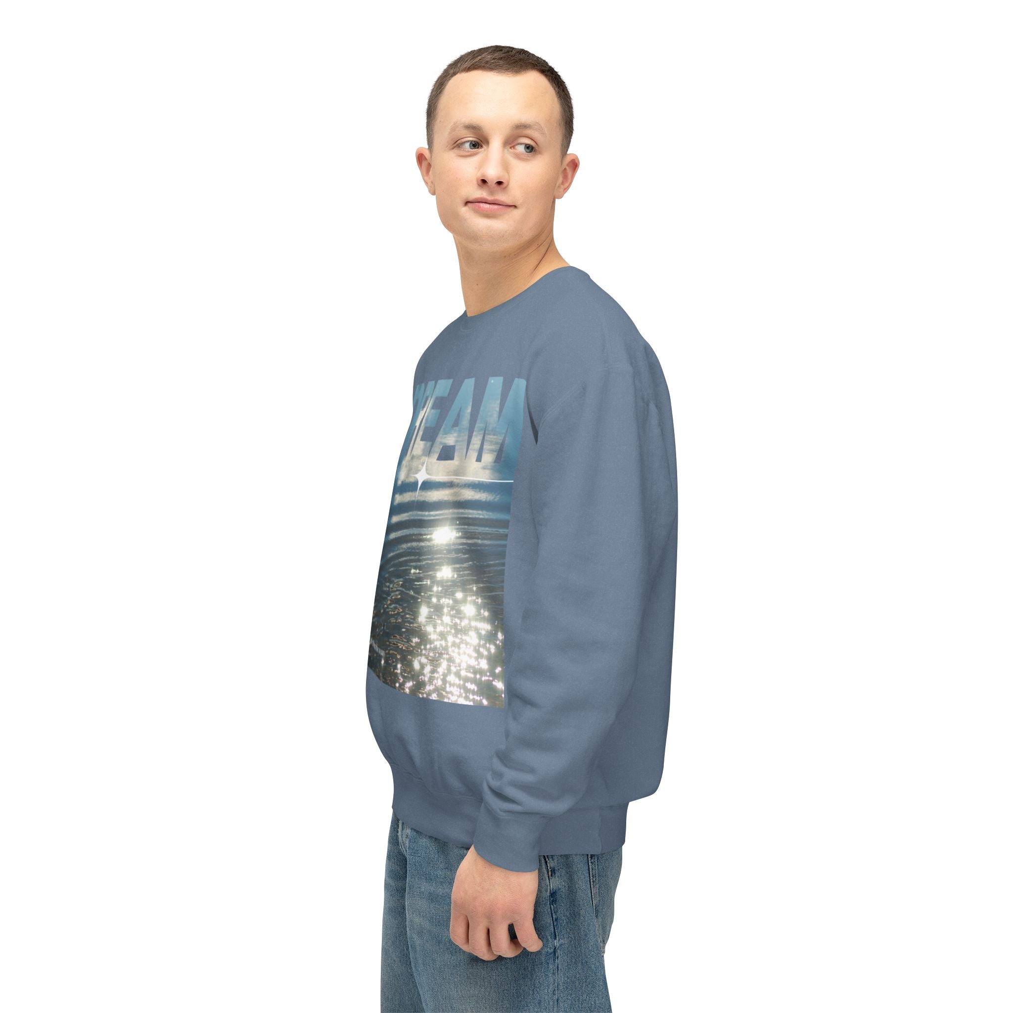 Dream Fluid Crewneck Sweatshirt | Inspirational Quote