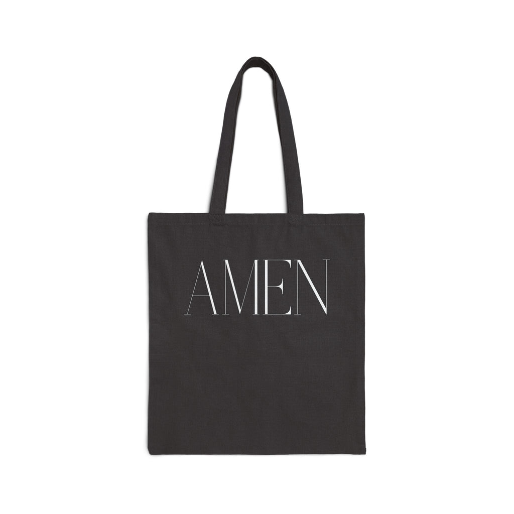 Amen Cotton Canvas Tote Bag