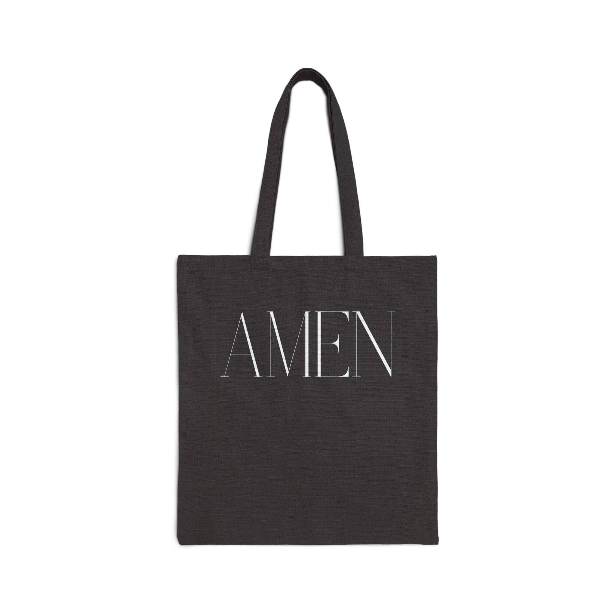Amen Cotton Canvas Tote Bag