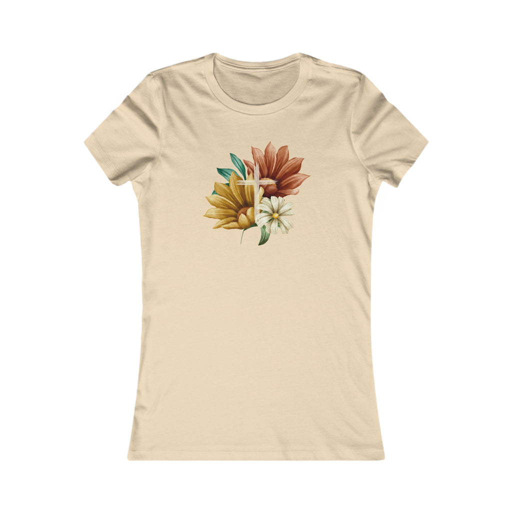 God Grown Floral Women's Tee — Inspirational Christian Faith Shirt
