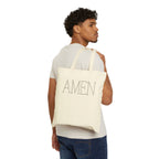 Amen Cotton Canvas Tote Bag