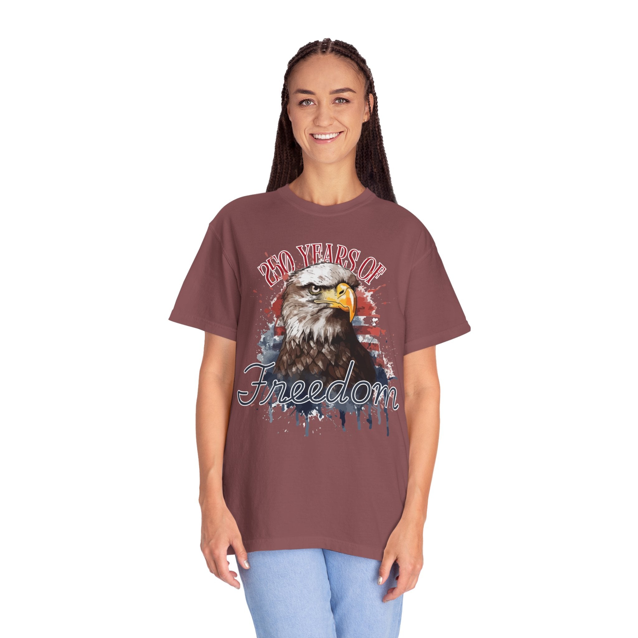 Freedom Bicentennial Tee, USA 250th Anniversary Shirt, Independence Celebration Top, American History Unisex T-shirt, Patriotic Gift