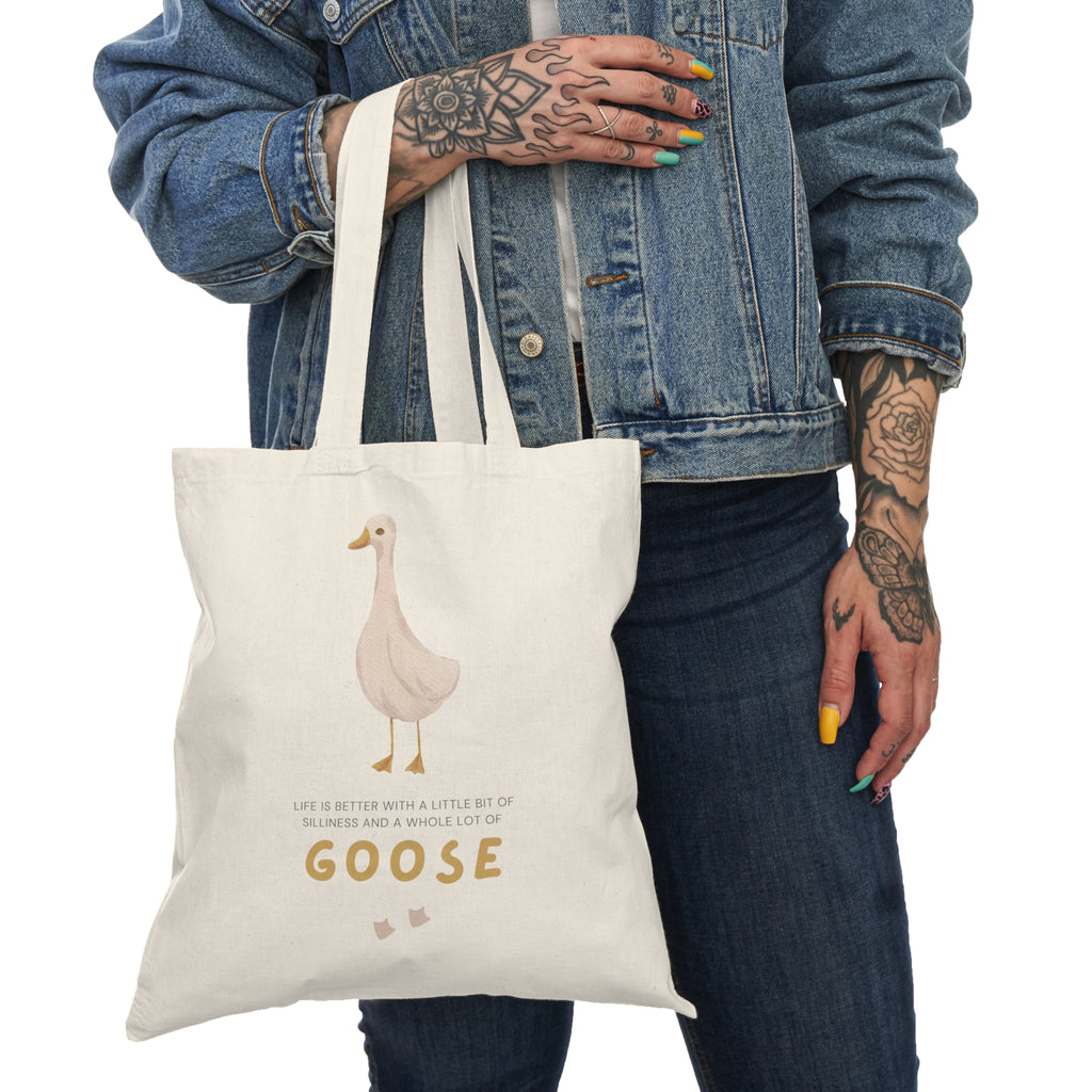 Silly Goose Tote Bag, Eco-Friendly Tote