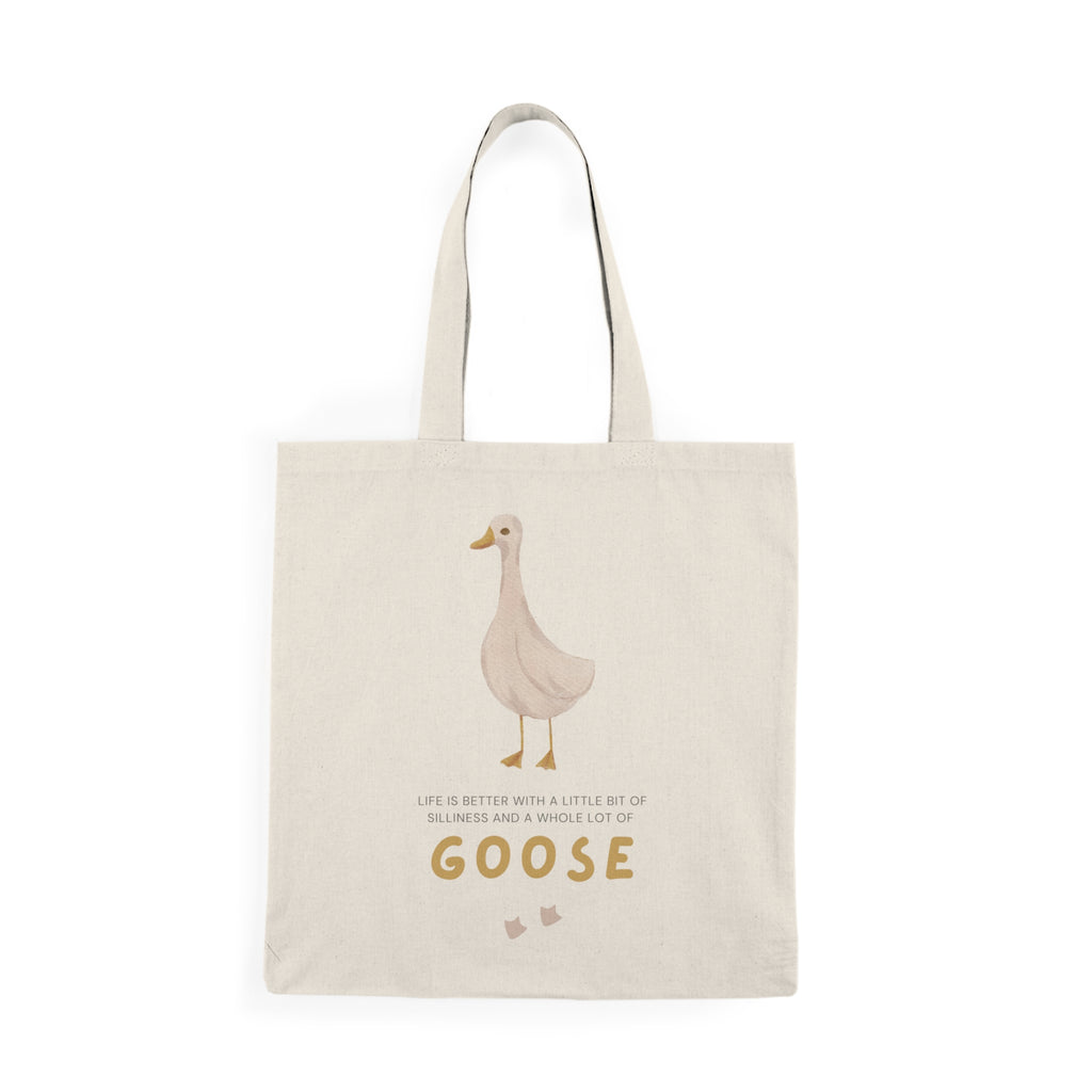 Silly Goose Tote Bag, Eco-Friendly Tote